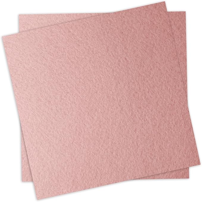 12" x 12" Felt Fabric Sheets for Crafts, 1mm Thick, Squares Felt Paper for by YHOLSDAS
