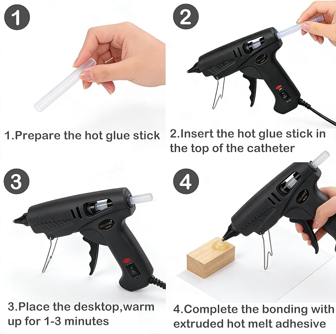 Hot Glue Gun Sticks: Clear Full Size 0.43" X 7.9" - Image 7