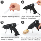 Hot Glue Gun Sticks: Clear Full Size 0.43" X 7.9" - Image 7