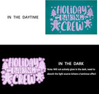 HTVVETUR Glitter Lilac Heat Transfer Vinyl, Glow in The Dark Light Purple HTV - Image 7