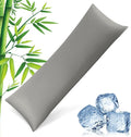 Body Pillowcase with Zipper Cooling Viscose from Bamboo Zippered Pillowcases by JamRest