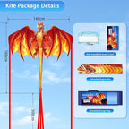 Large Kite for Kids & Adults Easy to Fly Kite, Outdoor Activities, Beach & Park - Image 2