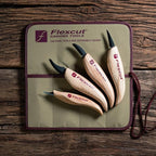 FLEXCUT Wood Carving Tools Set 4 Piece Carving Knife Set KN100, Whittling - Image 3