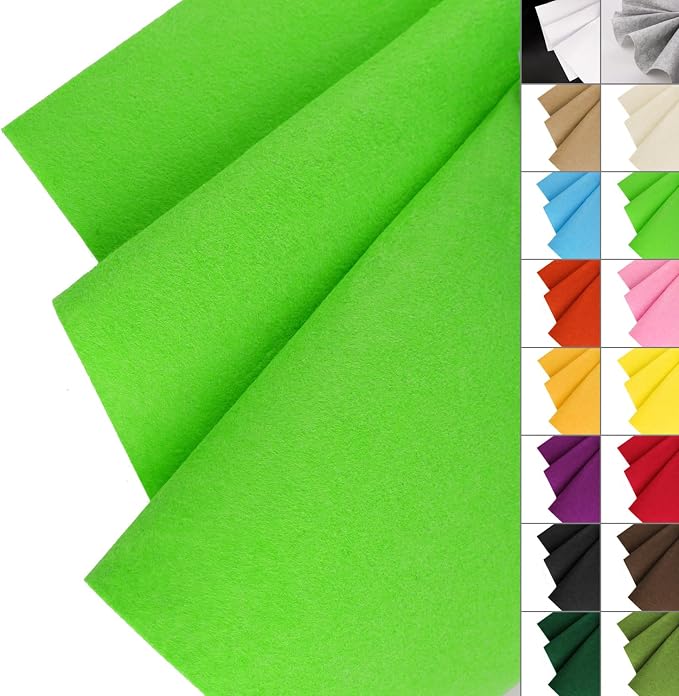 IONTACH 36" X 36" Stiff Felt Fabric 1.2mm Thick | Felt Sheet by IONTACH