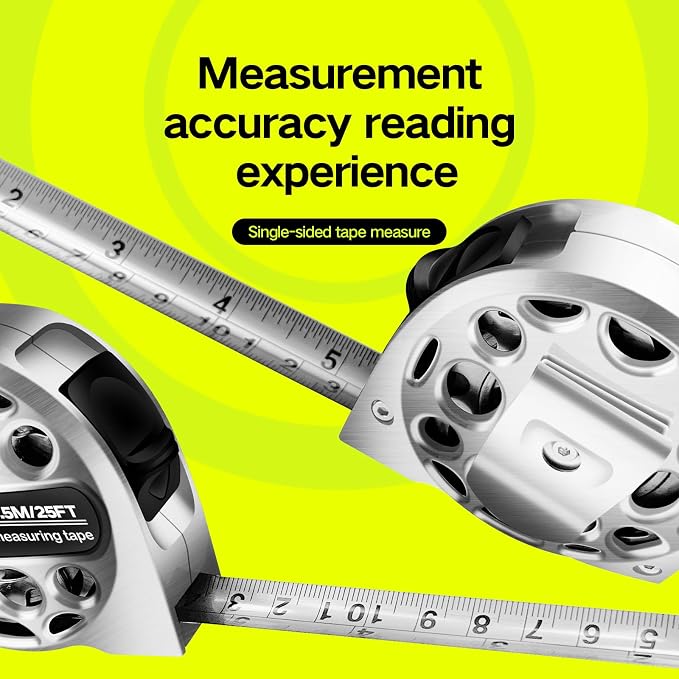 4-in-1 Laser Tape Measure with Laser Level Crosshairs |130ft/40m Laser - Image 6