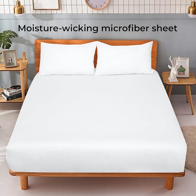 Royale Linens Fitted Sheet Twin XL - Image 2