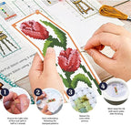 FREEBLOSS 6 Set Bookmark Cross Stitch Kits Stitch Bookmark Cross Stitch Kits - Image 4