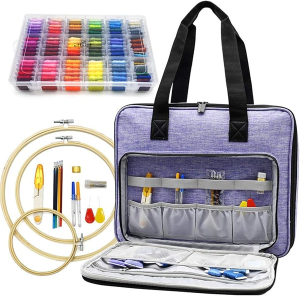 ATTERET Full Range Embroidery and Cross Stitch Starter Kit by creativeembroiderysolutions
