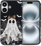 Case for iPhone 16 Plus, Scratch Resistant Hybrid Double Layer Hard Shell，Lace by Toulas