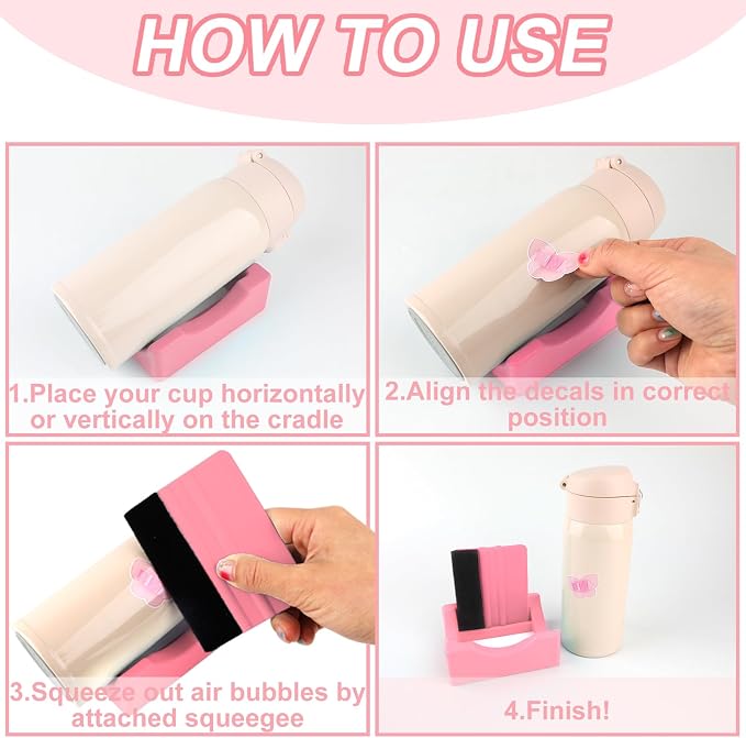 Silicone Cup Cradle for Tumblers, Tumbler Holder for Crafts - Image 4