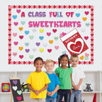 Valentine's Day Bulletin Board Set Valentine's Love Heart Classroom Decoration - Image 5