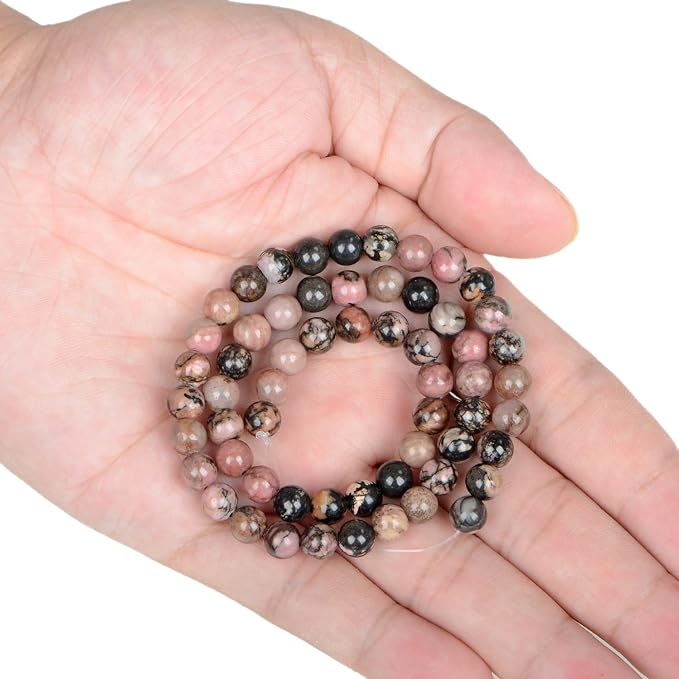 AD Beads Natural Gemstone Round Loose Beads 15" - Image 3