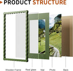 11x14 Wavy Picture Frame With Mat - Image 4