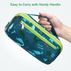 Large Pencil Case for Boys, Durable Pencil Pouch for School, Wide Opening Soft - Image 7