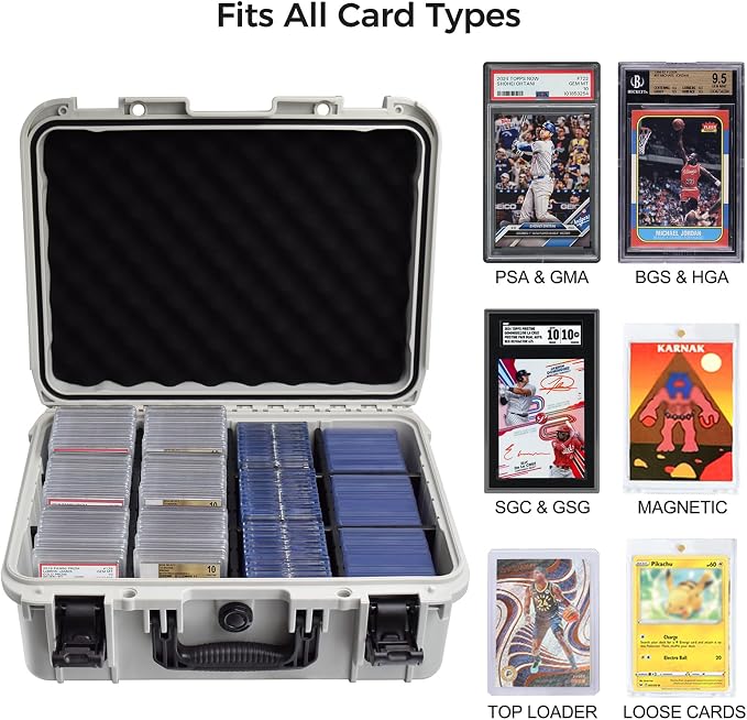 Turokacase Graded Card Case Storage Box, XL Baseball Trading Card Box - Image 3