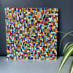 Lanyani 400 Pieces/17.6oz Rectangle Mosaic Tiles Stained Glass - Image 7