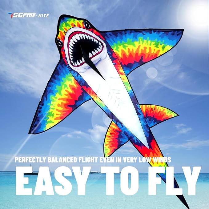 SGftre Complete Kite with Handle, Line & Accessories, Family Outdoor Activities - Image 5