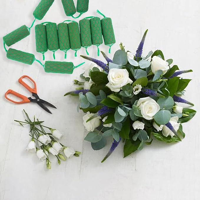Prashent 9.2FT 14 Piece Floral Wet Foam Garland - Image 4