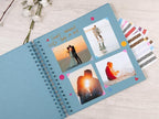 potricher 10 x 10 Inch DIY Scrapbook Photo Album 80 Pages Thick Kraft Blank - Image 3