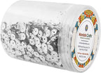 Mandala Crafts 20000 Silver Sequins - Image 4