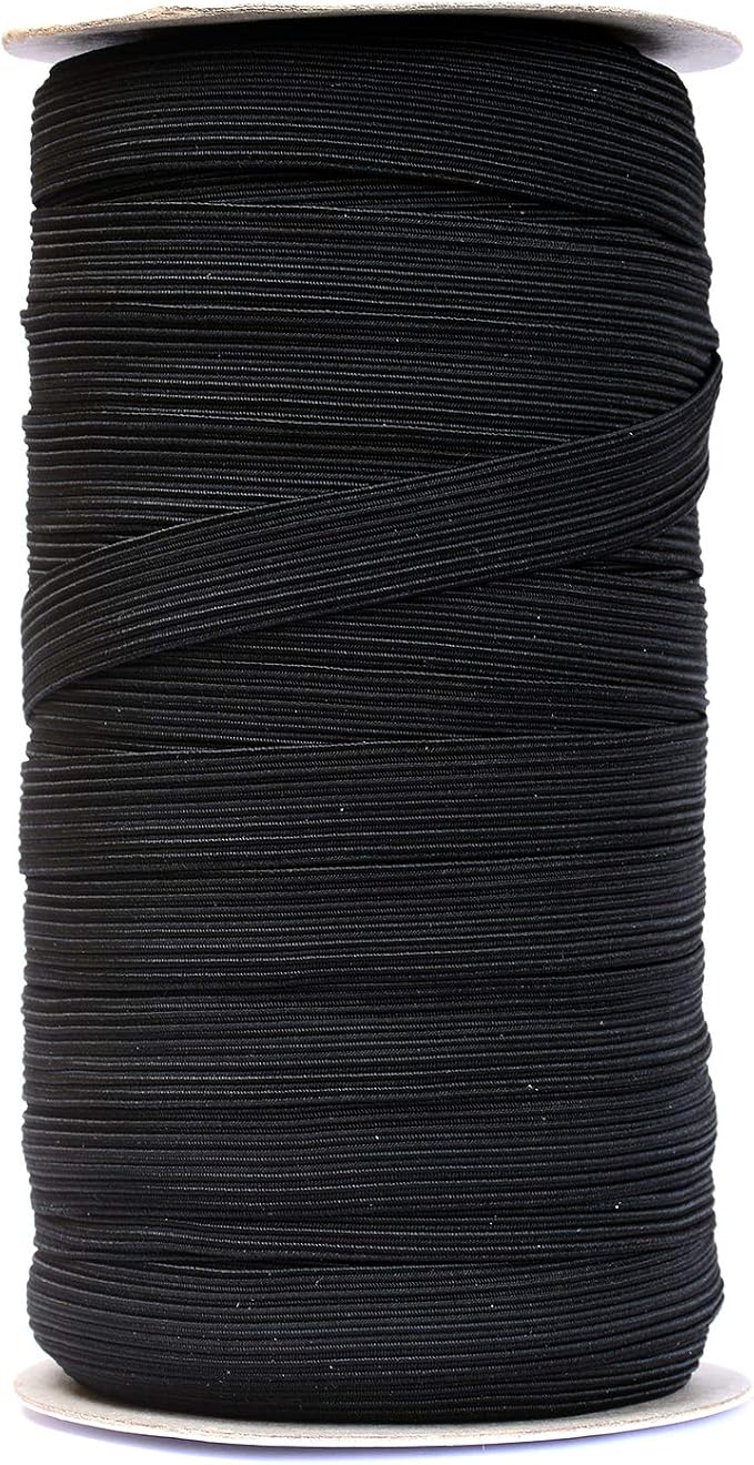 50 Yards Length 1/2" Width Flat Elastic Band by Unknown