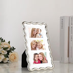 3-2x3'' Silver Heavy-Duty Zinc Alloy Picture Frames, Wave Design Silver Picture - Image 3