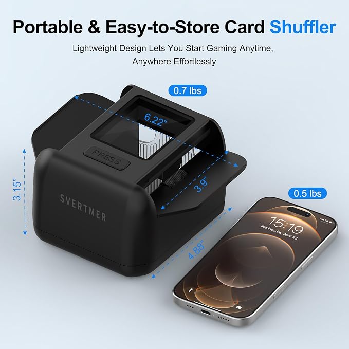 Automatic Card Shuffler|1-2 Deck Electric Card Shuffle MachineFor of Poker - Image 6