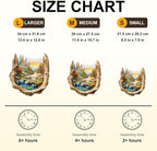 Wooden Puzzles for Adults Fantasy Castle Waterfall Driftwood Puzzles 100 Pieces - Image 2