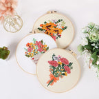 FONNUY Bouquet Flowers Embroidery Kit Love Mom - Image 6