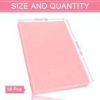 Whaline 18Pcs Pink Felt Fabric Sheets Soft Thick Assorted Pink Craft Felt Pack - Image 2