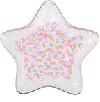 100pcs Pink Rainbow Polymer Clay Spacer Beads - Image 2