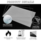 Roowest 4 Pcs 24 x 48 Inch, 1/8 Inch Thick Clear Acrylic Sheets Plastic - Image 4