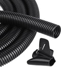 25ft - 1/4 inch Flame Retardant Split Wire Loom Tubing - Flexible Wire Covers by CrocSee