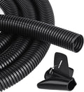 25ft - 1/2 inch Flame Retardant Split Wire Loom Tubing - Flexible Wire Covers by CrocSee