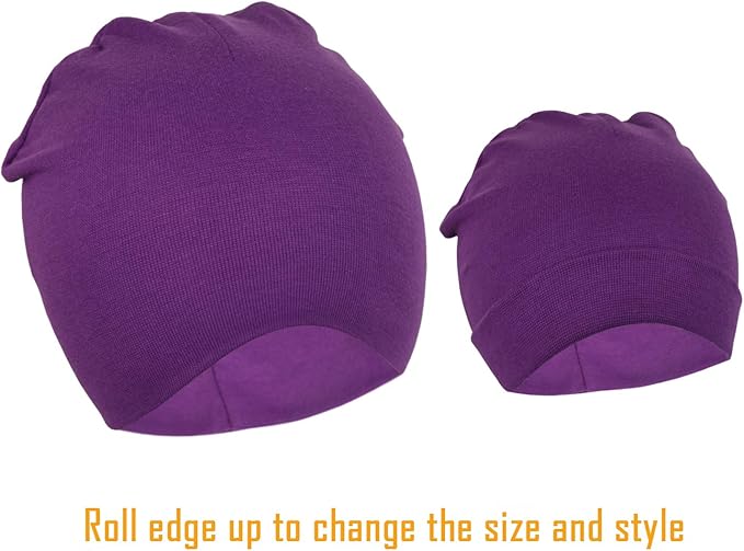 DRESHOW BQUBO 8 Pack Unisex Baby Beanie Hat Infant Toddler Kid Hats Baby Soft Cute Knit Cap Nursery Beanie