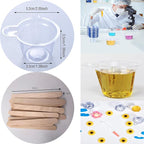 Mixing Cup 100PCS, 40ml Disposable Plastic Resin Mixing Cups Multipurpose - Image 7