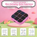 KOQQQ Rechargeable Tic-Tac-Toe Bolt Game, Upgraded 4-in-1 Handheld Puzzle - Image 2