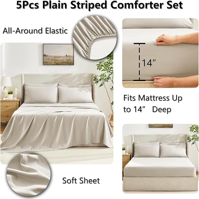 CozyLux Twin Comforter Set - Image 5