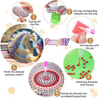 8 Pack Horse Diamond Art Coasters Kit for - Image 3