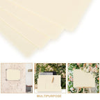 JarThenaAMCS 4Pcs Cream Acrylic Sheets 1/8 Thick 12 x 16 Inch Cream Color Cast - Image 6