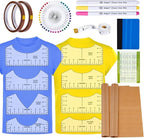 18Pcs Sublimation Accessories, Tshirt Ruler Guide Vinyl Alignment Tool - Image 8