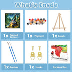 hkejoi Gnome Paint by Numbers Kit - Image 4