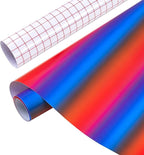Tintnut Gradient Permanent Vinyl Roll 12in x 5ft Blue Red Adhesive Vinyl | by Tintnut