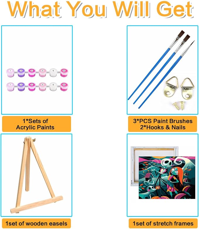 Framed Jack Paint by Numbers Kits - Image 6
