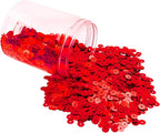 Mandala Crafts 6mm Flat Round Red Sequins by MandalaCrafts