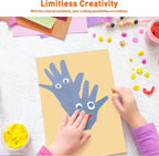 MAXECHO 8.5"x11" Colored Cardstock 32 Sheets, 250gsm/92lb Double-Sided - Image 4