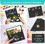 70 Packs of Invitation Envelopes, A2 Envelopes Black, Postcard Envelopes - Image 5