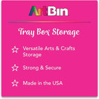 ArtBin 6892AG 2-Tray Art Supply Box, Portable Art & Craft Organizer - Image 8