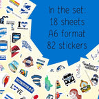 BulbaCraft Honduras Stickers for Water Bottle and Laptop - Image 2