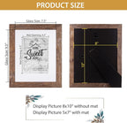 Califortree Rustic Brown 8x10 Picture Frame - Image 5